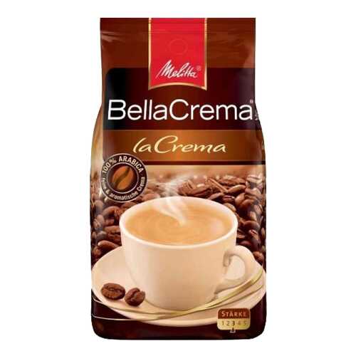 Кофе в зернах Melitta bella crema la crema 1000 г в ЕКА