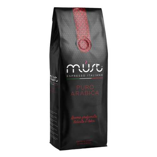 Кофе в зернах Must pure arabica 1000 г в ЕКА