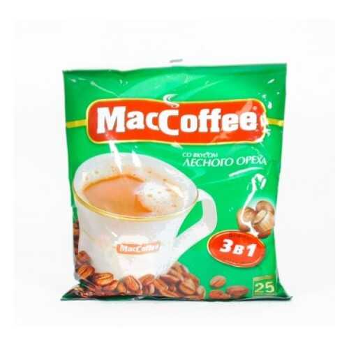 Кофейный напиток растворимый MacCoffee лесной орех 3в1 1.25 г 10 штук в ЕКА