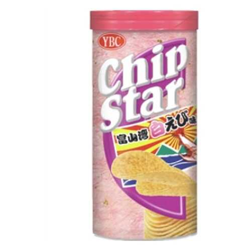 ЧЧИПСЫ Chip Star Картофельные чипсы со вкусом СЛИВОЧНОЙ КРЕВЕТКИ 50г, туба,Япония в ЕКА