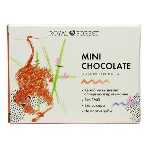 Шоколад Royal Forest из обжаренного кэроба 30г в ЕКА