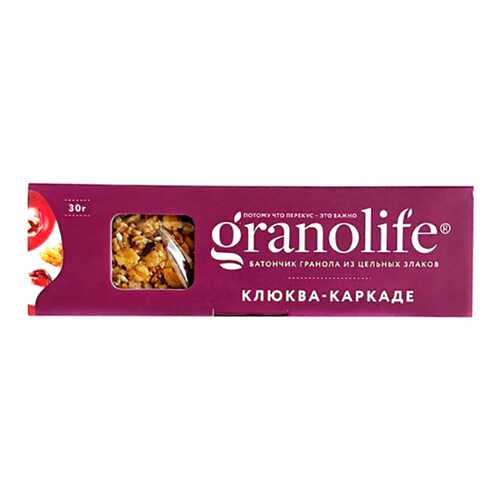 Батончик-гранола Granolife клюква-каркаде в ЕКА