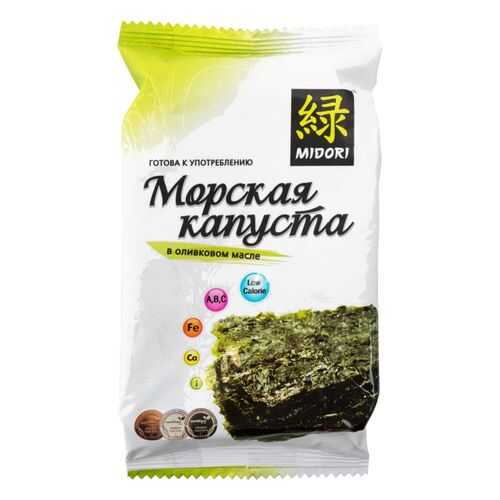 Морская капуста Midori в оливковом масле 5 г в ЕКА