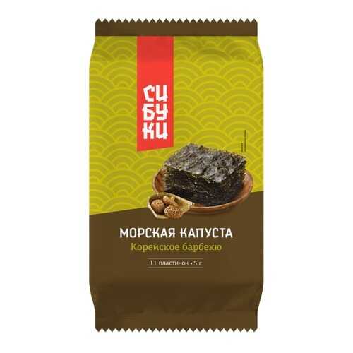 Морская капуста сушеная Сибуки корейское барбекю 5 г в ЕКА