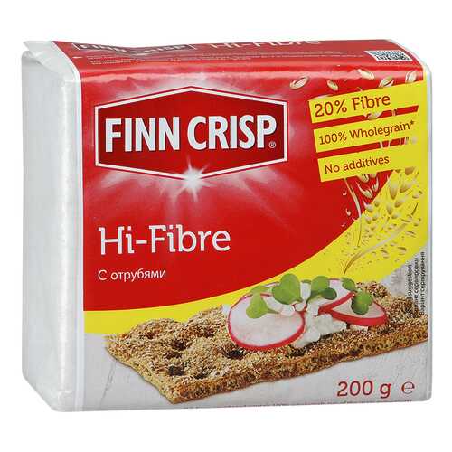 Хлебцы Finn Crisp ржаные с отрубями 200 г в ЕКА