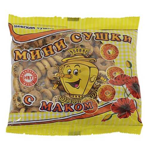 Сушка мини Невская сушка с маком 200 г в ЕКА