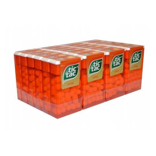 Драже Tic Tac, апельсин, 16 г- блок 24 штуки в ЕКА