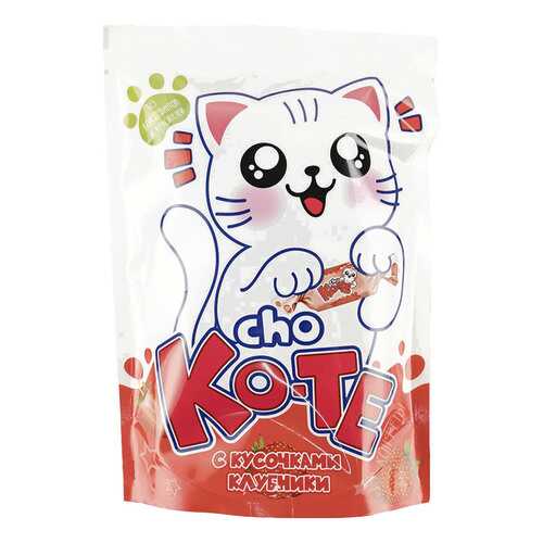 Конфеты Cho ko-te С кусочками клубники, 200 гр в ЕКА