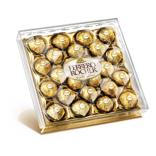 Конфеты Ferrero Rocher хрустящие с лесным орехом 300 г в ЕКА