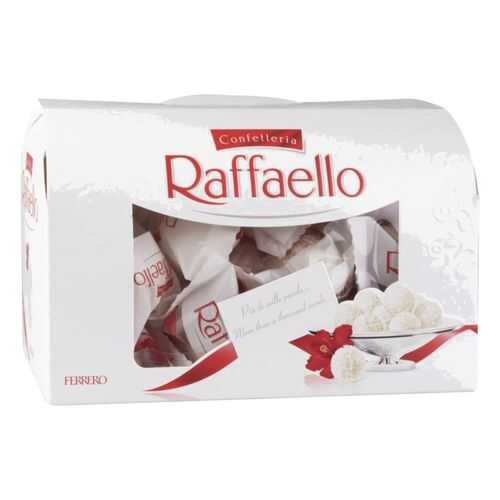 Конфеты Raffaello с цельным миндальным орехом в кокосовой обсыпке 240 г в ЕКА