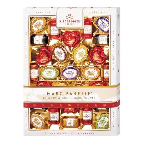 Набор конфет NIEDEREGGER Марцмпанерия из марципана в горьком шоколаде 50% какао 400г в ЕКА