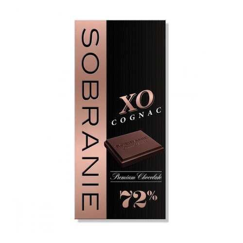 Шоколад Sobranie XO Cognac, горький, с коньяком , 90 гр в ЕКА