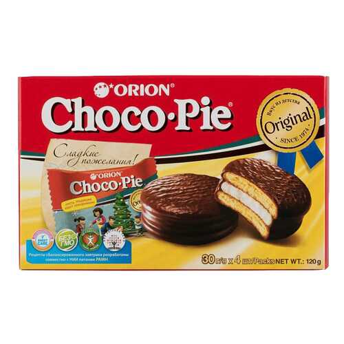 Пирожное Orion choco pie 120 г в ЕКА