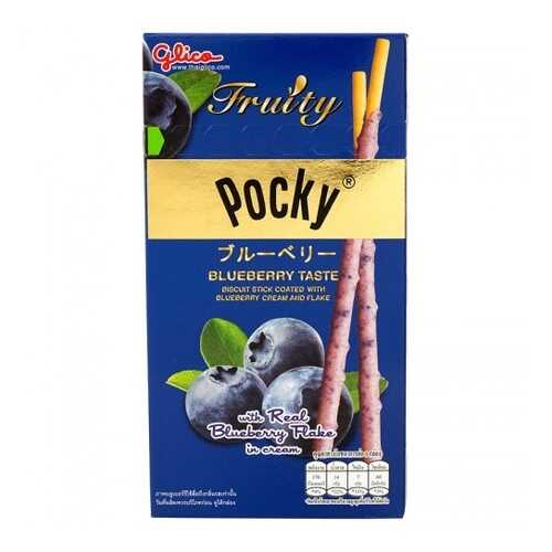 Палочки Pocky Glico голубика в шоколаде 35 г в ЕКА