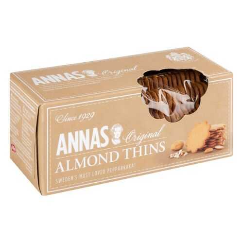 Печенье Annas original almond thins миндальное тонкое 150 г в ЕКА