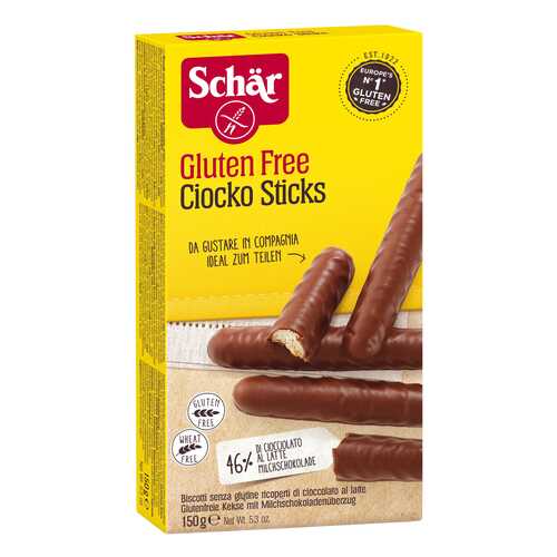 Печенье Dr.Schar сiocko sticks 150 г в ЕКА