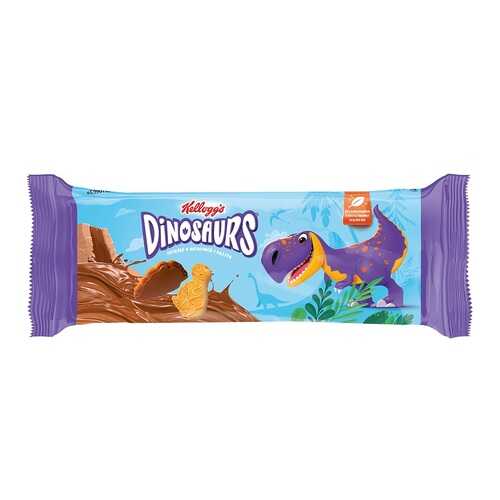 Печенье сахарное Kelloggs Dinosaurs в молочной глазури 191г Россия в ЕКА