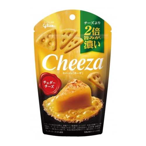 Печенье-снек Glico Cheeza с сыром чедером 40 г в ЕКА