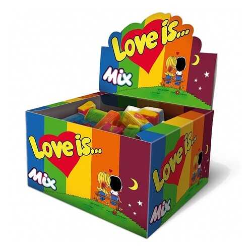 Жевательная резинка Love is... блок микс в ЕКА