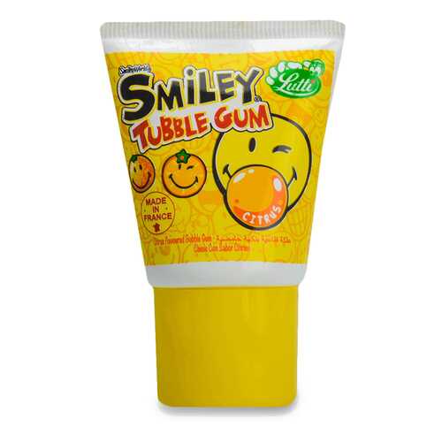 Жевательная резинка Lutti Tubble Gum Smiley (Citruc) 35г Франция в ЕКА