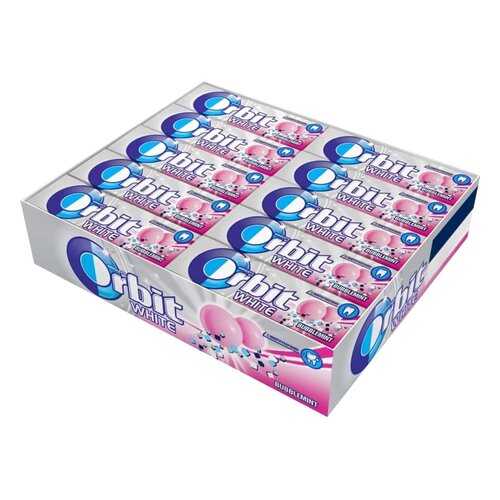 Жевательная резинка Orbit white bubblemint 30 штук в ЕКА