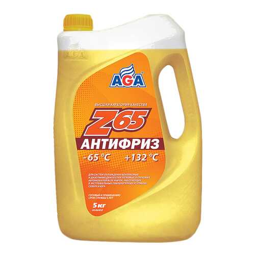 Антифриз AGA G11 желтый 5л в ЕКА