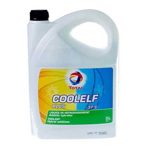 Антифриз готовый сине-зелёный TOTAL COOLELF PLUS -37 5л в ЕКА