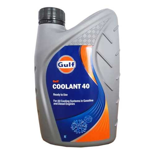 Антифриз GULF GULF COOLANT 40 Синий Готовый антифриз 1л 0.15кг в ЕКА