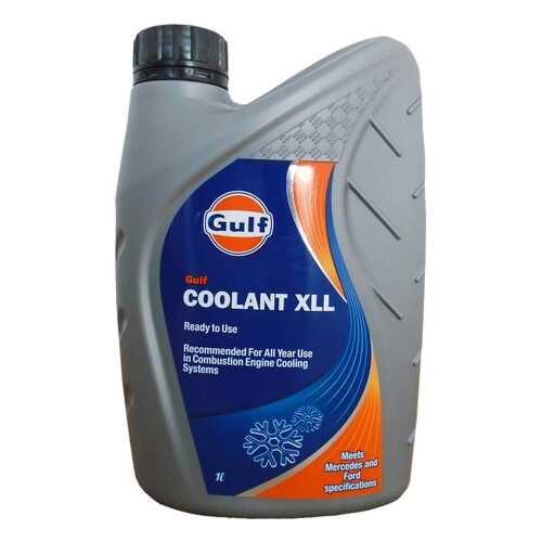 Антифриз GULF GULF COOLANT XLL G12+ синий готовый антифриз 1л в ЕКА