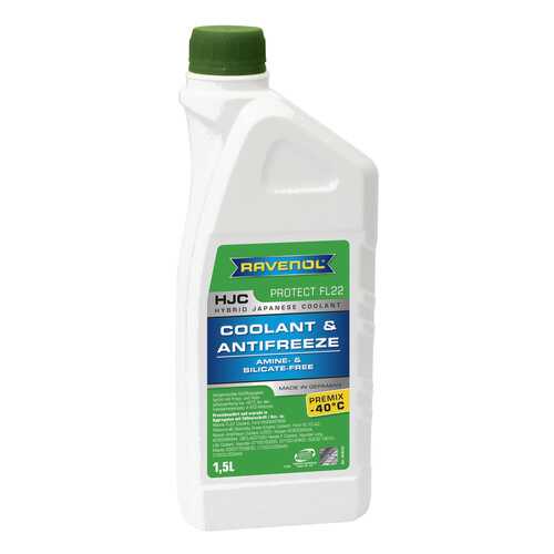 Антифриз RAVENOL G12 зеленый 1.5л в ЕКА