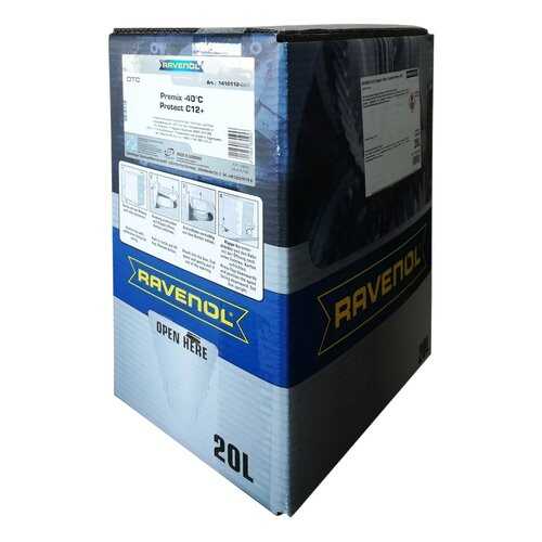 Антифриз RAVENOL OTC Organic Techn.Coolant Premix -40°C (20л) ecobox готовый в ЕКА