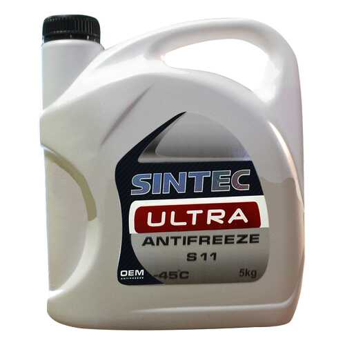Антифриз Sintec Малиново-красный Готовый антифриз 5кг 800524 в ЕКА