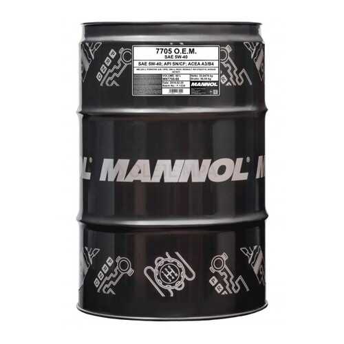 7713 MANNOL O.E.M. for KOREAN CARS 5W-30 60 л. Синтетическое моторное масло 5W30 в ЕКА