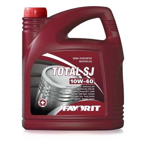 Favorit TOTAL SJ SAE 10W-40 API SJ/CF, 5л в ЕКА