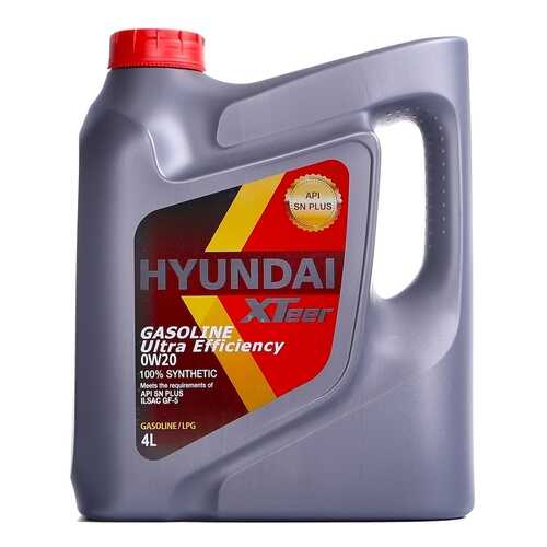 Масло моторное HYUNDAI XTeer Gasoline Ultra Efficiency 0W-20 4 л в ЕКА