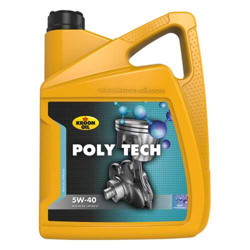 Масло Моторное Poly Tech 5w40 5l KROON OIL арт. 36140 в ЕКА
