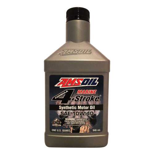 Моторное масло Amsoil Marine 4-Stroke 10W-40 0,946л в ЕКА