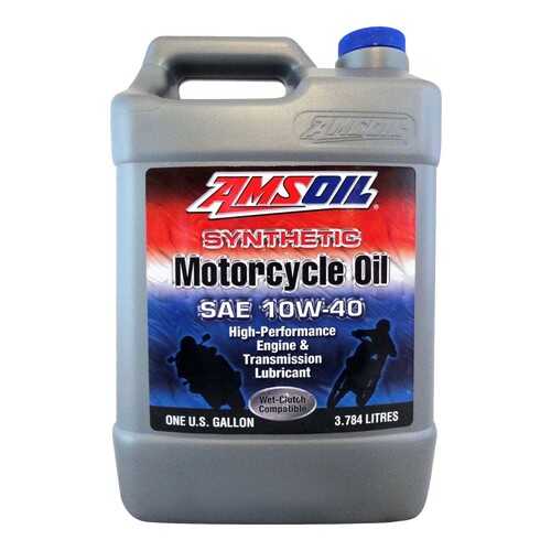 Моторное масло Amsoil Metric Motorcycle 10W-40 3,784л в ЕКА