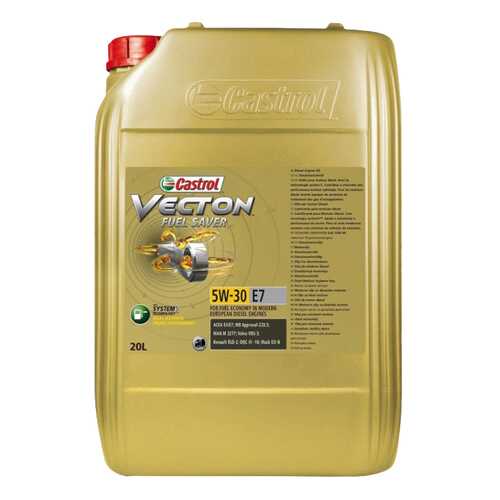 Моторное масло Castrol Vecton Fuel Saver 5W-30 20л E7 в ЕКА