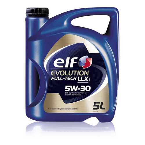 Моторное масло elf Evolution Full-Tech LLX 5W-30 5л в ЕКА