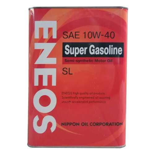 Моторное масло Eneos Super Gasoline Semi-Synthetic SAE 10W-40 0,946л в ЕКА