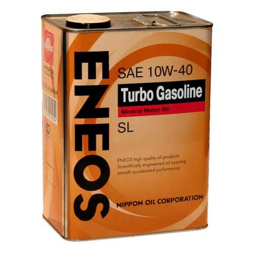 Моторное масло Eneos Turbo Gasoline SL 10W-40 4л в ЕКА