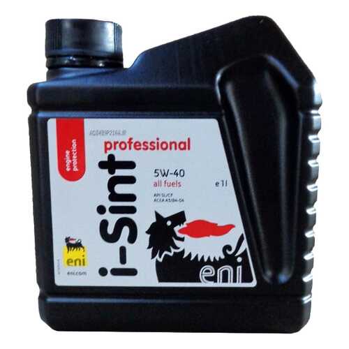 Моторное масло Eni I-Sint Professional 5W-40 1л в ЕКА
