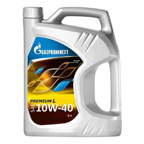 Моторное масло Gazpromneft Premium L 10W-40 5л в ЕКА