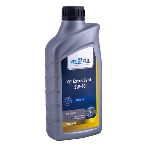 Моторное масло GT-Oil Extra Synt 5W-40 1л в ЕКА