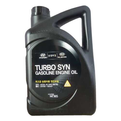 Моторное масло Hyundai Turbo SYN Gasoline Engine Oil SAE 5W-30 4л в ЕКА
