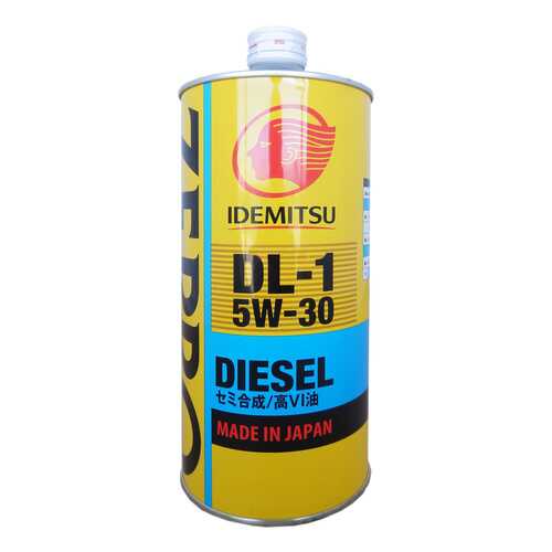 Моторное масло Idemitsu Zepro Diesel DL-1 5W-30 1л в ЕКА