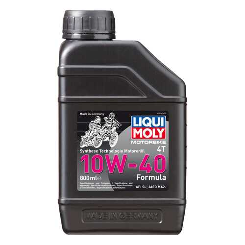 Моторное масло Liqui moly Motorbike 4T Formula 10W-40 0,8л в ЕКА