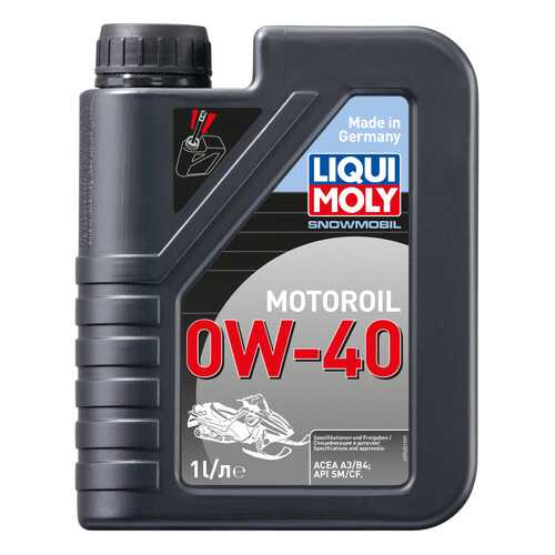 Моторное масло Liqui moly Snowmobil Motoroil 0W-40 1л в ЕКА