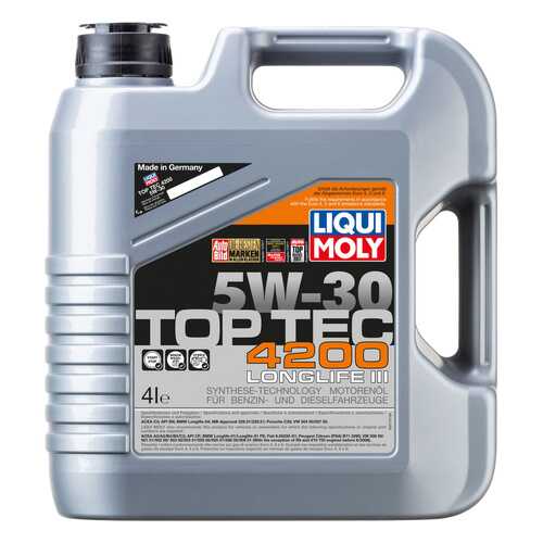 Моторное масло Liqui moly Top Tec 4200 5w-30 4л в ЕКА